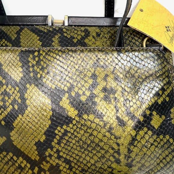 Patricia Nash Camellino  Italian Python Collection, color Olive - Picture 6 of 11